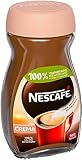 NESCAFÉ CLASSIC Crema, löslicher Bohnenkaffee aus mitteldunkel gerösteten Kaffeebohnen, kräftiger Instant-Kaffee mit samtiger Crema, koffeinhaltig, 1er Pack, 200g