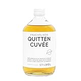Quitten Cuvée Likör 500ml mit 19% Vol. von STILVOL. Spirituosen. Quittenlikör aus deutscher Klein-Brennerei, ohne künstliche Aromen.