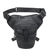 ZXYIWSDF Motorradsatteltaschen Motorrad Drop Beintasche Hüfte Taille Motorrad Offroad Multifunktionstasche Outdoor Hüfttasche Motorrad Reiten Brusttasche