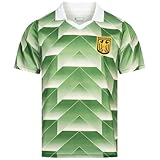 JELEX Retro History Herren Trikot | mit eingesticktem Logo & Kurzarm | Nostalgie-Design für Fußballfans | ideal für Sammler (DE/NL/SE/PL, Alphanumerisch, L, Regular, Regular, Deutschland Auswärts)