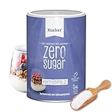 Xucker Zero Sugar Erythrit Zuckerersatz - ohne Kalorien 1:1 wie Zucker I Perfekt zum Backen & Süßen I Ideal für Diabetiker I Zahnschonend & Vegan I 700g