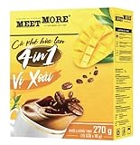 MOIN VIETNAM 4in1 Kaffee Mango - Instant Lösliche Kaffee mit Mango - Premium Qualität - exotischer Kaffee - Fruchtiger Geschmack - 270g (270g, Kaffee Mango)