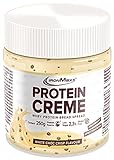 IronMaxx Protein Creme - White Choc Crisp 250g | cremiger high protein Brotaufstrich | low carb, low sugar für eine gesunde Ernährung geeignet