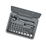 40-in-1 Ratschen-Schraubendreher-Set, Stahl, Mehrfachwerkzeug für Heimfahrrad, ausziehbarer Griff, 28-teiliges Bit, Multifunktions-Ratschenschlüssel-Set