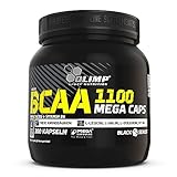 OLIMP SPORT NUTRITION- BCAA 1100 Mega Caps. Aminosäuren Kapseln (300Stk). Hochdosiertes Nahrungsergänzungsmittel