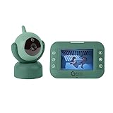 Babymoov Babyphone mit Kamera YOO-Twist - 360 Grad Kamera mit Fernsteuerung, 3,5' Bildschirm, Sleep Technology, Nachtsicht, 2-fach Zoom