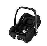 Maxi-Cosi CabrioFix i-Size, i-Size Babyschale Gruppe 0+ Autositz ab 40 bis 75 cm, 0-12 kg, Essential Black