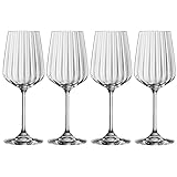 Spiegelau & Nachtmann, 4-teiliges Weißweinglas-Set, Kristallglas, 440 ml, Spiegelau LifeStyle, 4450172