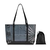 FANTAZIO Sky Wheel Ferris Laptop-Tragetasche für 39,6 cm (15,6 Zoll) große Laptops, leichte Canvas-Tragetasche, Schultertasche, multi, Einheitsgröße