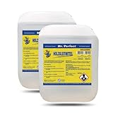 Mr.Perfect® - Effektives Holzgleitmittel 2 x 10L | Gleitmittel Holzbearbeitung | Holzgleitmittel für Hobelmaschine, Fräsmaschine & Tischkreissäge | silikonfreies Holzgleitmittel