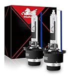 WinPower D2R Xenon Brenner Birne Ersatz Kit 35W 8000K Ultra Cool Blue Metall Stents Basis 12V Autoscheinwerfer Umwandlung Lampe, 2 Stück
