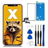 EFAITHLIFE für iPhone X Display LCD Display and 3D-Touchscreen-Digitalisierer mit Reparaturwerkzeug