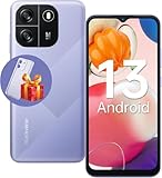 Blackview Wave 6C Handy Ohne Vertrag Günstig, 4GB+32GB/1TB erweiterbar Android 13 Octa Core 6,52' HD+ Smartphone, 8MP+5MP Panorama Kamera 5100mAh, 4G Dual SIM, Simlockfreie