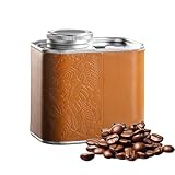 Hitburu Vakuum Kaffeebohnen Behälter | Vakuumisolierte Kaffeedose | 300ml Geruchsdicht Frischebewahrer Für Tee Arbeitsplatz Vorrat Reisen Küche Café Zuhause