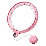 LETAO Smart Hula Hoop Reifen | Superschnelle Drehung| Pink | Maximal Taille 95 cm | Zukunftsorientiertes Design
