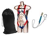 Fallschutz-Set- Industrie Fallschutzset- Absturzsicherung- inkl. Nylontasche m. Kordelzug