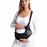 DOEOMK 5 in 1 Bauchgurt Schwangerschaft Bauchband Schwangerschaft mit Verstellbaren Trägern Schwangerschaftsgürtel Schwangerschaftsgurt Auto Umstandsmode Belly Band Pregnancy für Stützt Taille & Bauch