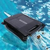 RoyceBee Roboter-Solar-Pool-Skimmer-Reiniger, Automatischer Kabelloser Solarbetriebener Roboter-Reiniger mit Zwei Lademodi, 24/7-Reinigung für Alle Pools, Intelligente Hindernisvermeidung