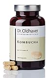 Dr. Oldhaver Kombucha + Vitamin E, Hochwertiger und Hochdosierter Kombuchatee Extrakt, Exzellentes Preis-Leistungsverhältnis, Kombination mit Vitamin E gegen oxidativen Stress, 180 Kapseln