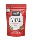 ATESO - DETOX YOUR FEELINGS - BIO Kräutertee mit Rotbusch, Zimt, Brennessel, Löwenzahn und Ingwer - Ohne Koffein - Ohne Zusätze - lose 60g