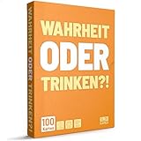 SLSK Games Wahrheit oder Trinken® - Sicher, DASS Ihr euch wirklich kennt?! - Trinkspiel mit 100 Karten - Saufspiel - Kartenspiel - Partyspiele für Erwachsene - ab 18 - deutsche Version