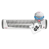 reer EasyHeat Wickeltisch-Wärmestrahler | Wand-Heizstrahler für den Wickeltisch | Wärmelampe fürs Baby | Baby Erstausstattung | 230V/500W | Weiß