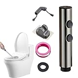 Hand-Bidet-Toilettensprüher – Bidet-Sprüher Aufsatz WC-Dusche, verstellbare Stoffwindel-Sprüher Bidets für Befestigung Toilette
