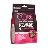 Wellness CORE Reward+ Krill, Hundeleckerli zur Belohnung, fördert eine gesunde Verdauung, weich, getreidefrei, 170g