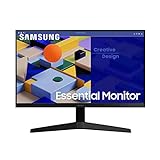 Samsung S31C Essential Monitor S27C314EAU, 27 Zoll, IPS-Panel, Full HD-Auflösung, Eco Saving Plus, AMD FreeSync, 5 ms Reaktionszeit, Bildwiederholrate 75 Hz, Schwarz