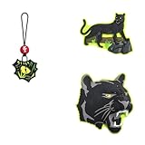 Step by Step Magic Mags Danger Cat Chiko, 3-teilig, 2 Magnet-Applikationen und 1 Anhänger, Raubtier, passend zum Schulranzen oder Vorschulrucksack