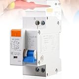 Fi Schutzschalter, 1P+N DIN-Schienenmontage Überlastschutz Fehlerstromschutzschalter, AC 230V 30mA Leitungsschutzschaltermit Überstromschutz FI/LS Schalter Sicherungsautomat (10A)
