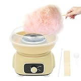 Zuckerwattemaschine Set, 500W Zuckerwatte Maschine mit Plastikstab Löffel und 10 Bambus-Stäbchen, 1850RPM Zucker für Zuckerwattemaschine, Cotton Candy Maker für Kindergeburtstag Party, BIS 180℃