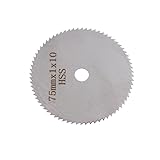 1 stücke 3 zoll 75mm Trennscheibe Mini Kreissäge Klinge for Holz Kunststoff Metall Rotierenden Schneiden Werkzeuge 72 zähne
