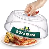 uandu Mikrowellen Abdeckung, Mikrowelle, Mikrowellengeschirr, Küche Aufbewahrung & Organisation, Microwellengerät, Microwellenabdeckungen, Abdeckhaube Mikrowelle, Microwave Cover, Ø 27x10 cm