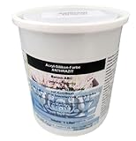 Anthrazit - Beton Farbe-Boden Farbe für ca. 6 m² (pro Anstrich) Acryl Silikon, flüssig, auch für Nassbereich (1L)