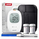 yuwell Blutzuckermessgerät Set mit Teststreifen x 50 und Lanzetten x 50, Diabetes Test ideal für den Heimgebrauch, Zuckermessgerät zur Selbstkontrolle bei Diabetes (Modell 710 und Einheit mg/dL)