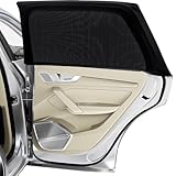 Sonnenschutz Auto Baby, Umweltfreundlich & Nachhaltiges Sonnenschutz Auto (2 Stück) Doppelseitiges UV Schutz Autofenster, Reduziert Wärme und UV-Strahlung,für 95% der Autos, großes Auto,Golf,SUV