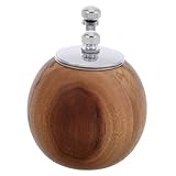 UKCOCO Pfeffermühle Kleine Mühle Für Gewürze Mini-mühle Getreidemühle Mit Handkurbel Handkurbelschleifmaschine Manuelle Kaffeemühle Hellbraun Holz