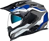 Nexx X.Wed 2 Columbus Helm Grau/Blau XXXL (65/66)