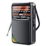 Muuoeou Taschenradio Tragbares Mini-Vollbandradio AM/FM/SW-Radio mit Wiederaufladbarem, Kopfhörer-Miniradio für Alte,A