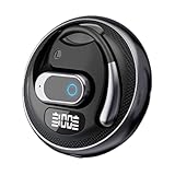 Pzuryhg Open Ear Headphones, Sports Earphones, ABS Material, Noise Cancelling Headset, Secure Fit Design, Sweatproof Audio Gear, for Running Gym Cycling Travel, 1.96x1.69x0.51 In, 1 Pack