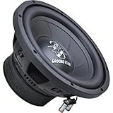 Ground Zero 25 cm / 10' Subwoofer - 4 Ohm Voicecoil - 250 WRMS, Schwarz, GZIW 250X-II