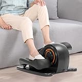 Under Schreibtisch Ellipsentrainer, Motorisierter Elliptical Heimtrainer Elektrischer mit Fernbedienung und LED-Display 40 * 37.5 * 25cm