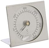 TFA Dostmann Analoges Backofenthermometer, 14.1004.60, aus Metall, hitzebeständig, L 77 x B 42 x H 71 mm