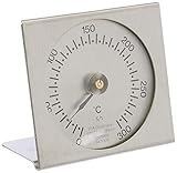 TFA Dostmann Analoges Backofenthermometer, 14.1004.60, aus Metall, hitzebeständig, L 77 x B 42 x H 71 mm