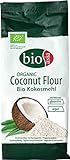 BIOASIA Bio Kokosmehl, glutenfreie Alternative zu Weizenmehl, Backzutat für Kuchen, Brot und Gebäck, vegan, Superfood für eine gesunde Ernährung, 1 x 250 g
