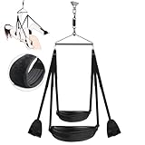 Liebesschaukel Sexschaukel für die Decke mit Ledersitz, Erotiek Zubehör für Paare Sexmöbel Liebesmöbel Bequem Deluxe BDSM Möbel Bondage Fessel Set, Love Swing Sex Spielzeug für Paare