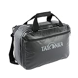 Tatonka Flight Barrel - Reisetasche mit Rucksackfunktion aus LKW-Plane - 50x36x20 cm - 35 Liter - wasserfest, pflegeleicht und robust - Handgepäcktasche - schwarz