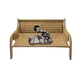 Erhöhtes Haustier-Sofa, Katzen-Couch-Bett, Katzen-Hängemattenbett, atmungsaktive Möbel, kühlender Loungesessel, Hundesofa für Kätzchen, kleine Hunde, Sommer, Outdoor, Wohnzimmer, Schlafzimmer