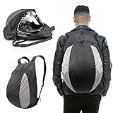 Weigudoc Motorradhelm Rucksack Multifunktional, 28L Sport Wasserdichter Tagesrucksack, Universal Fußball Basketball Tasche für Fitness, Laufen, Wandern, Klettern, Skifahren, Mountainbiken, Trekking